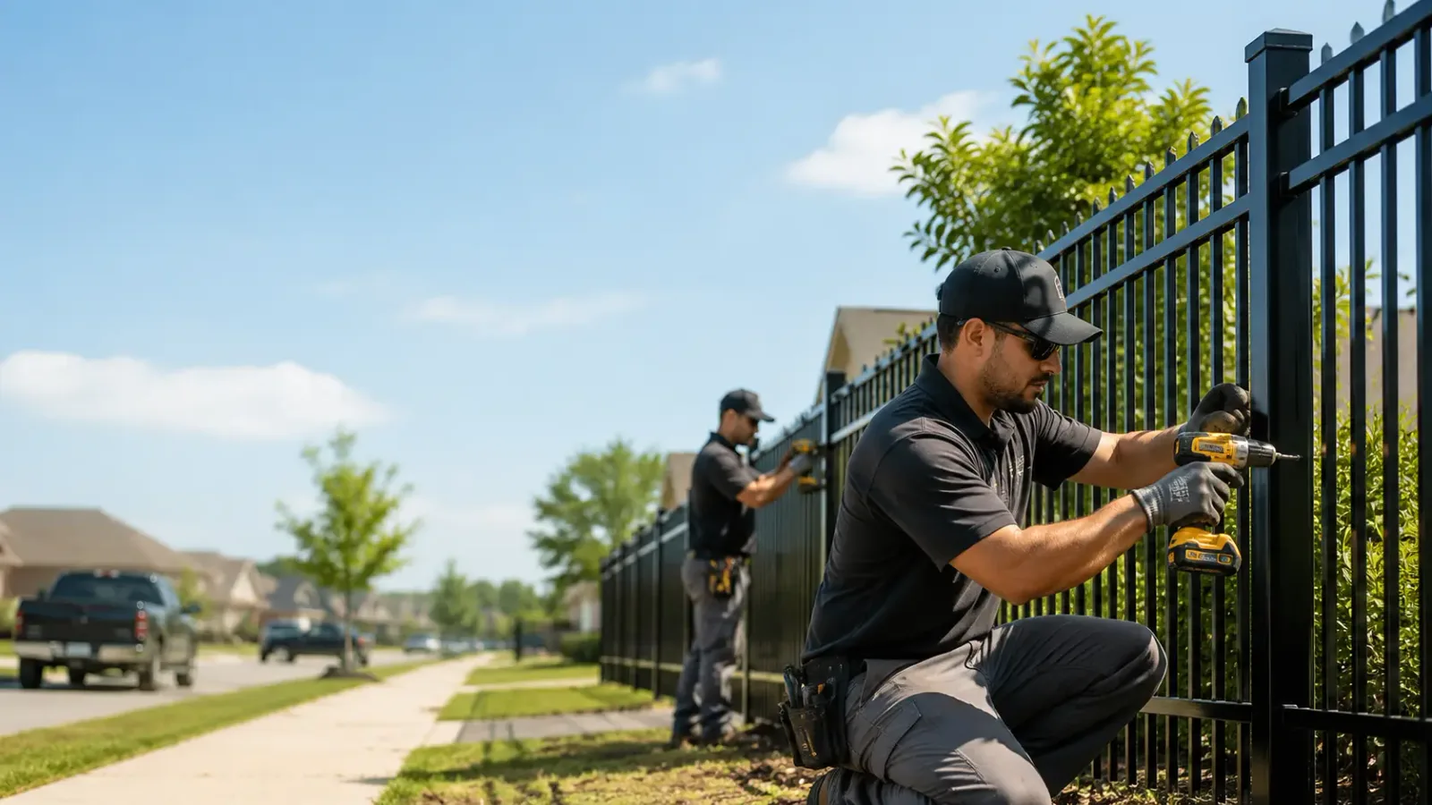 Metal Fence Installation in Point Clear, AL